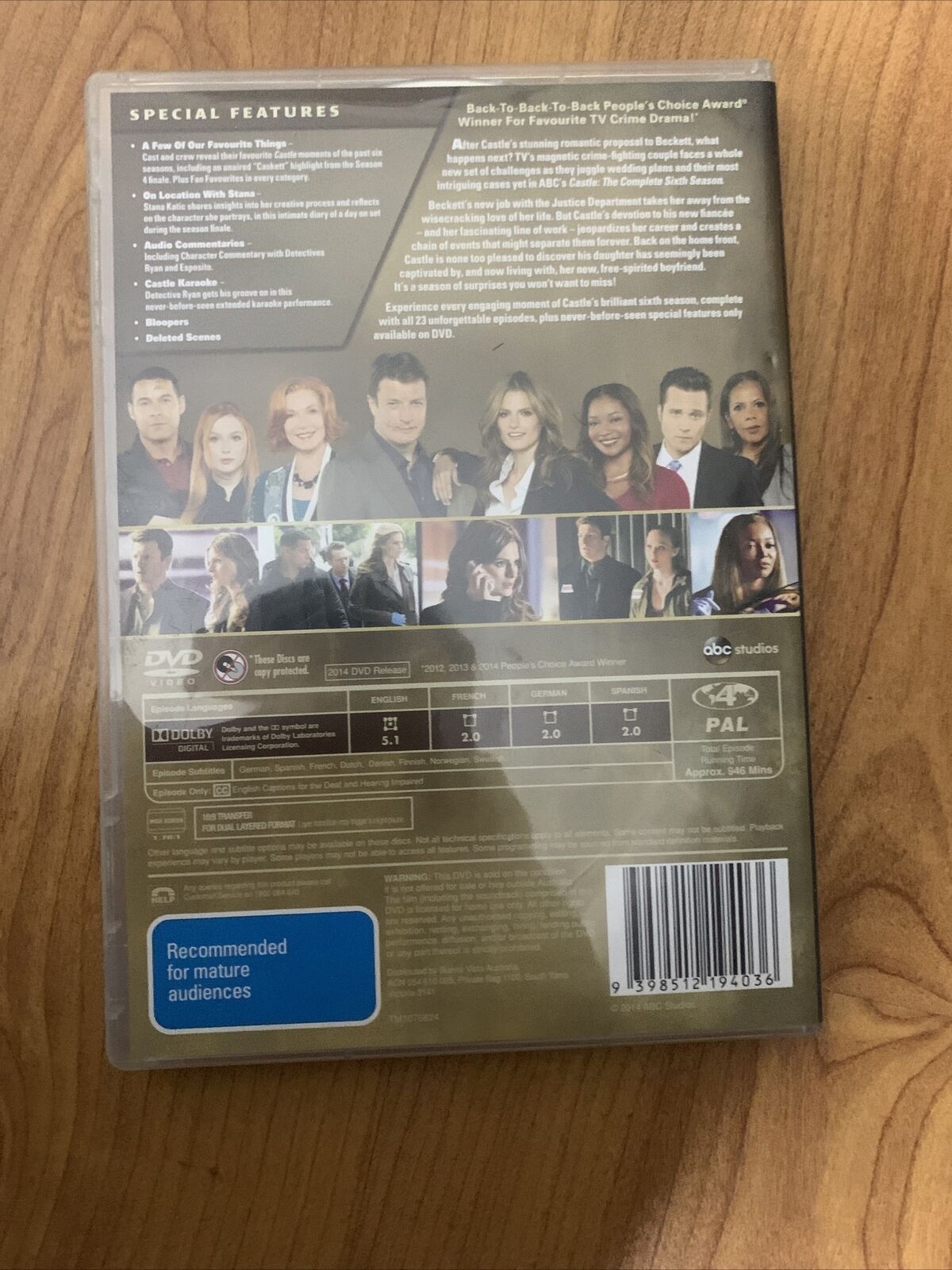 Castle : Season 2-6 (DVD, 2011) Region 4