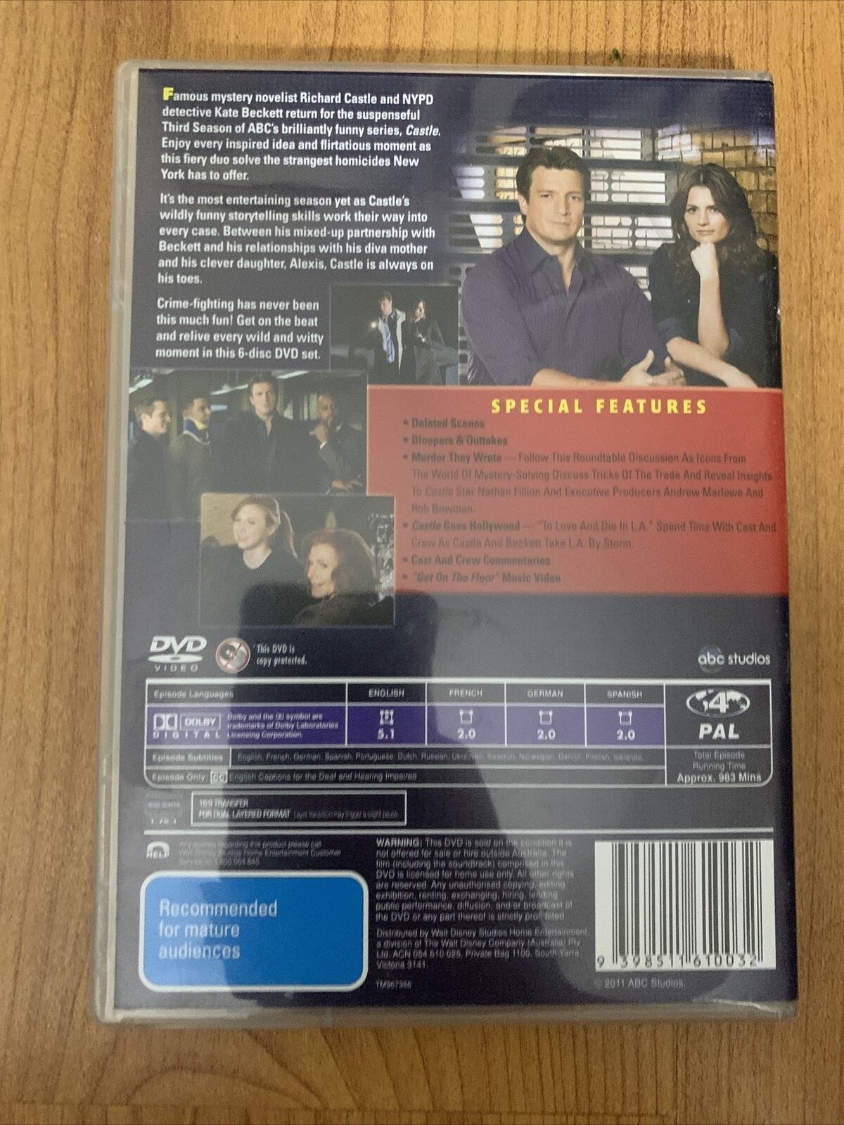 Castle : Season 2-6 (DVD, 2011) Region 4