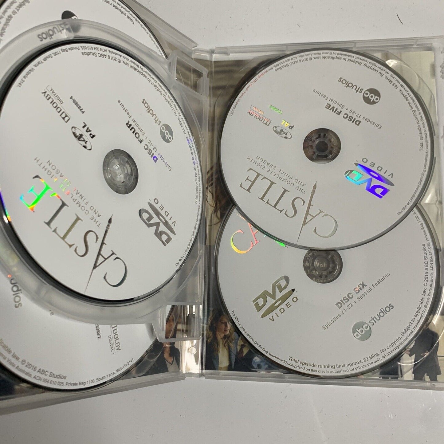 Castle : Season 8 (DVD, 2016) Region 4