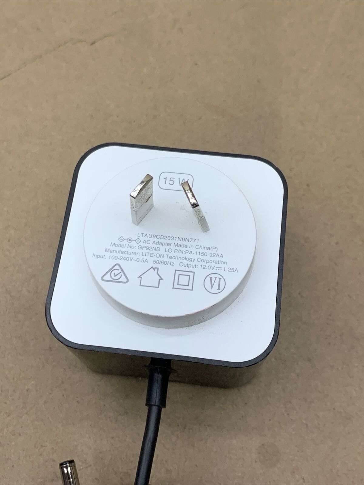 Amazon AC Adapter GP92NB 12v 1.25A for for Alexa Echo Dot 3rd 4th 5th Generation