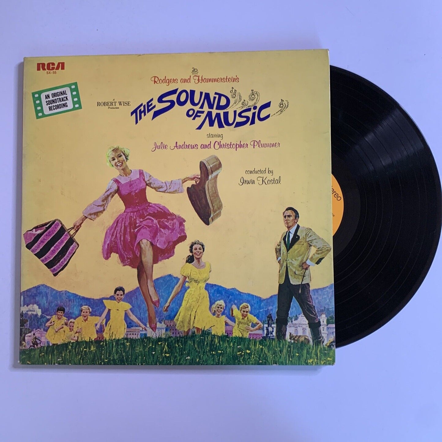 The Sound Of Music Original Movie Soundtrack LP 1965 Vinyl Record Gatefold SX-55