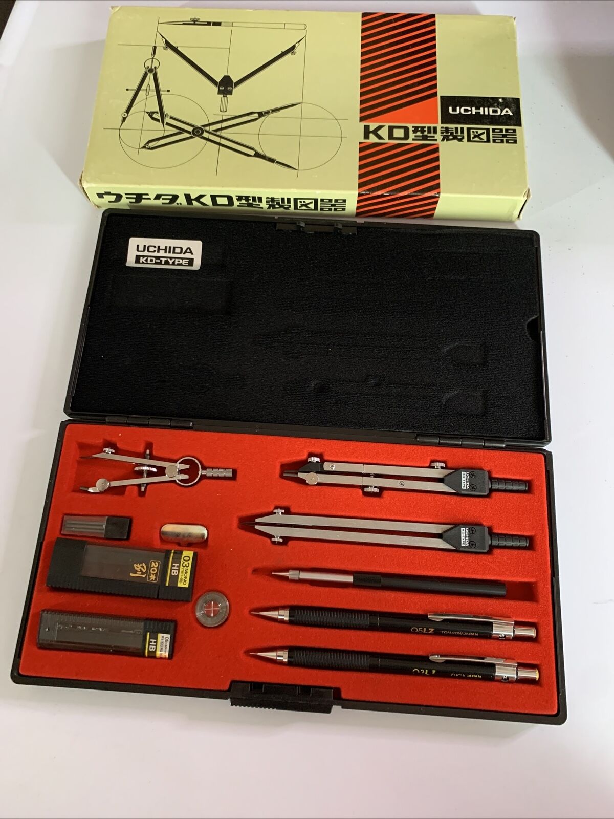 Uchida KD-SE Drafting Set Precision Drawing Instrument