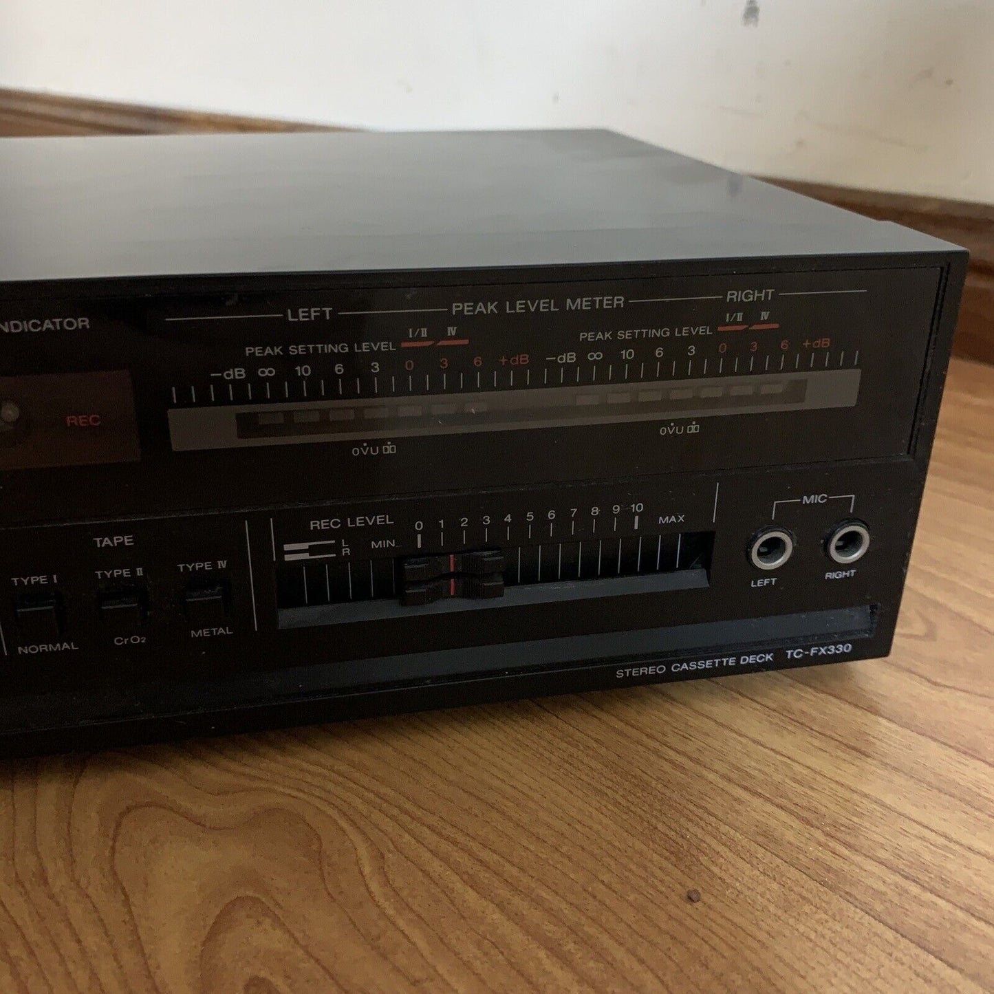 Sony Stereo Cassette Deck Player Recorder TC-FX330 *Working but Noisy Playback