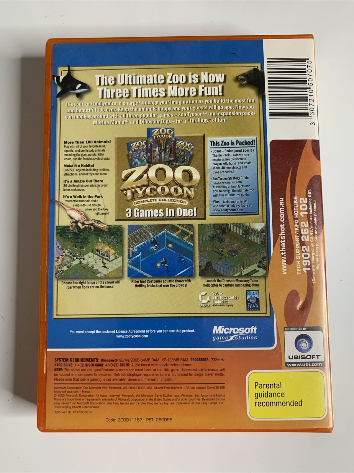 Zoo Tycoon Complete Collection PC DVD Windows Game Microsoft