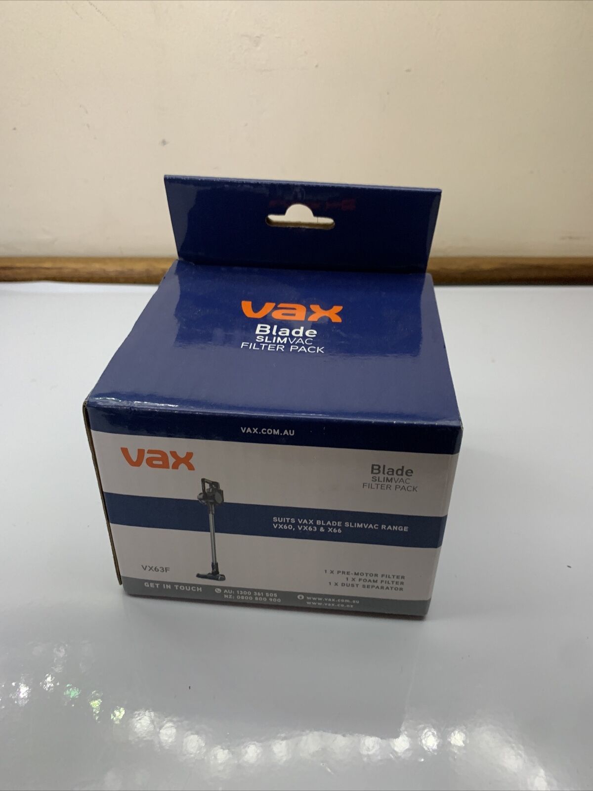 Genuine Vax VX63F Cordless Blade Filter Pack NEW