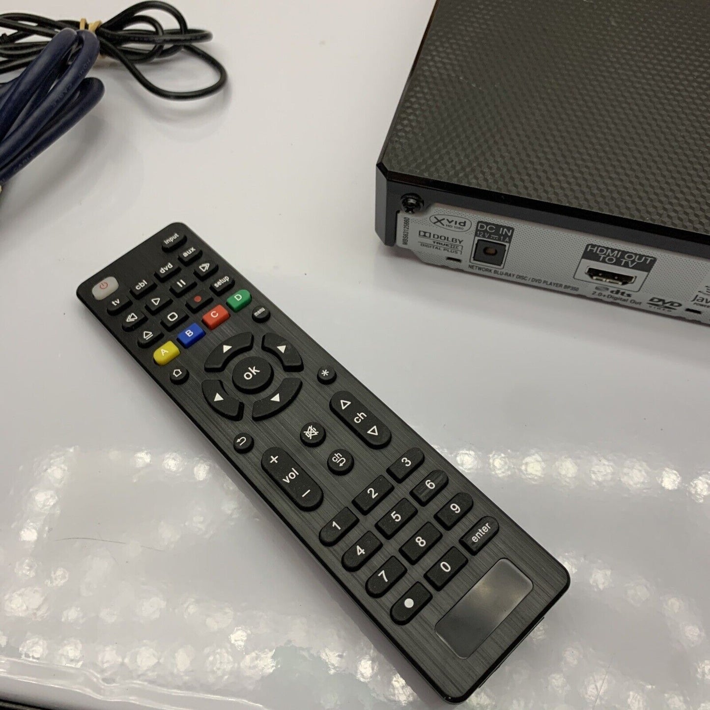 LG Blu-ray Player BP350 with Remote and HDMI WiFi Region B & 4