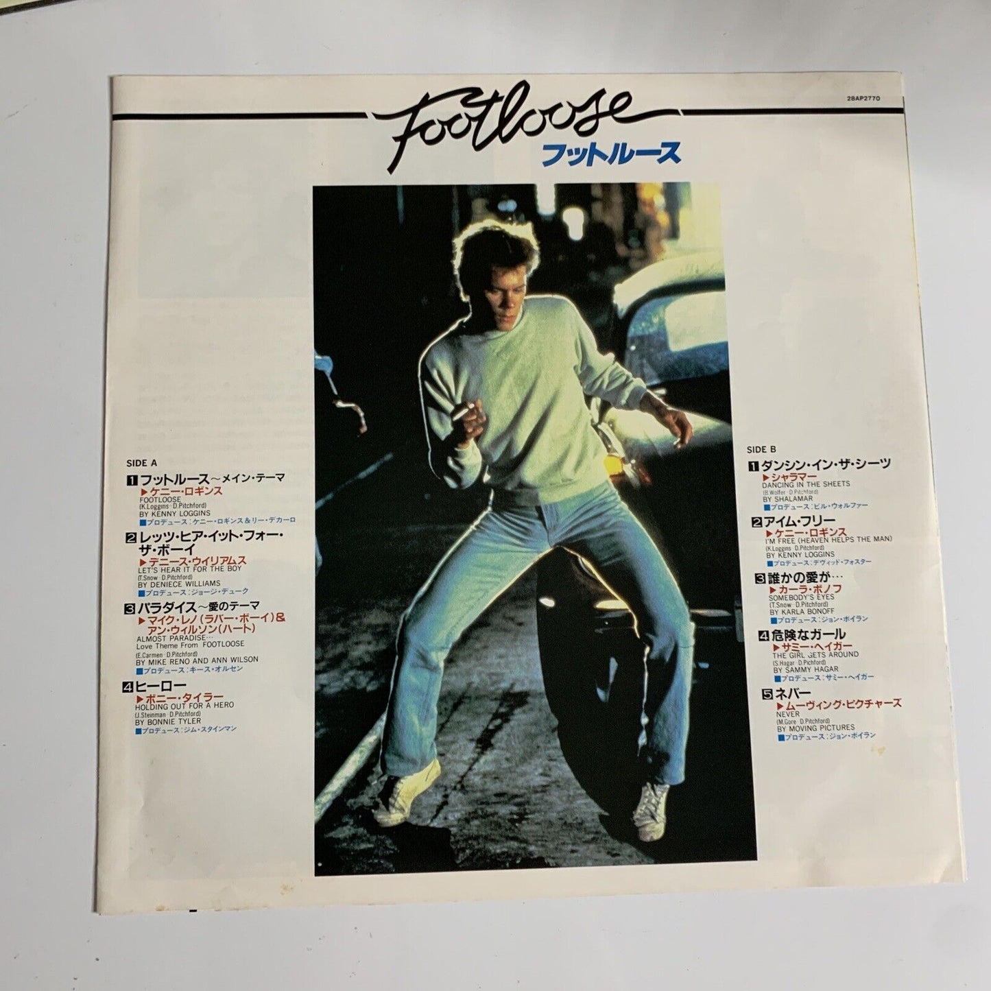 Footloose Original Motion Picture Soundtrack LP 1984 Vinyl Record Obi 28AP 2770