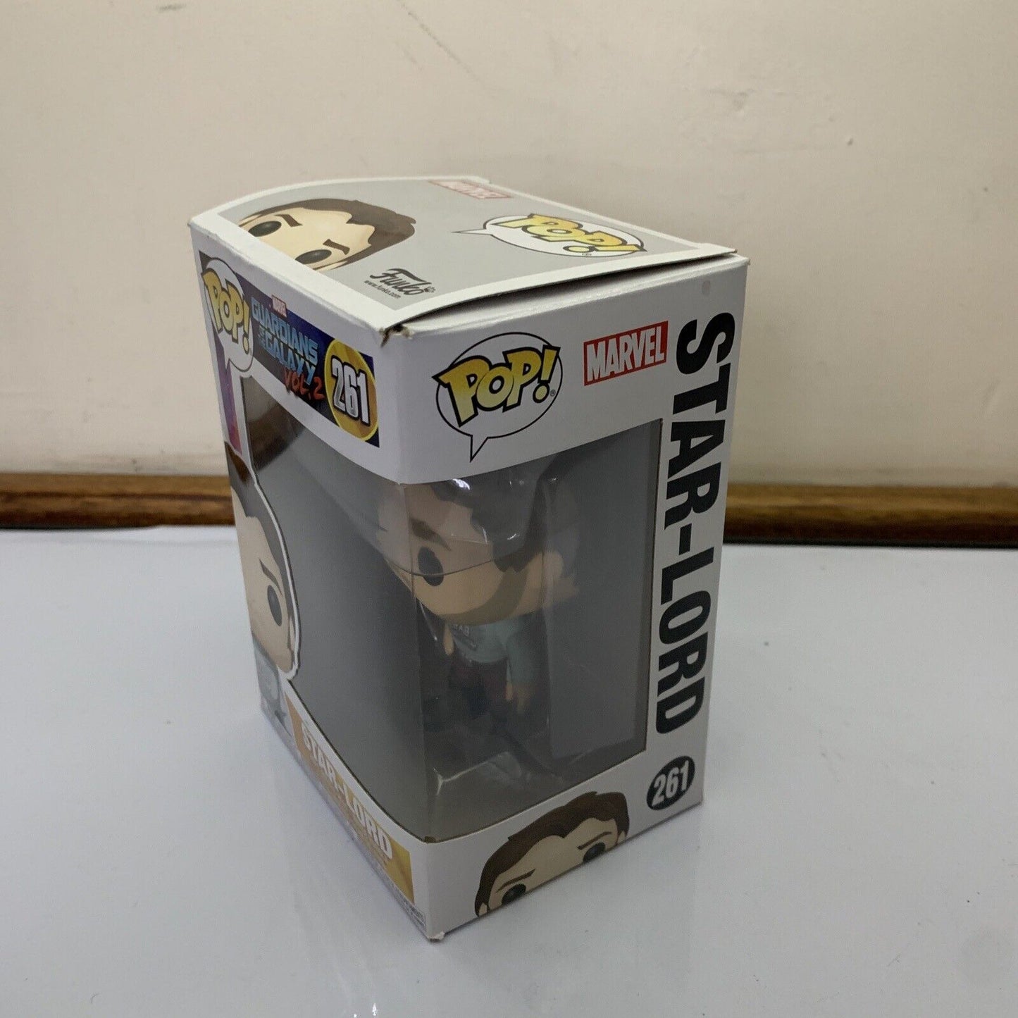 Star Lord Gear Shift T shirt #261 Marvel Guardian of the Galaxy Funko Pop
