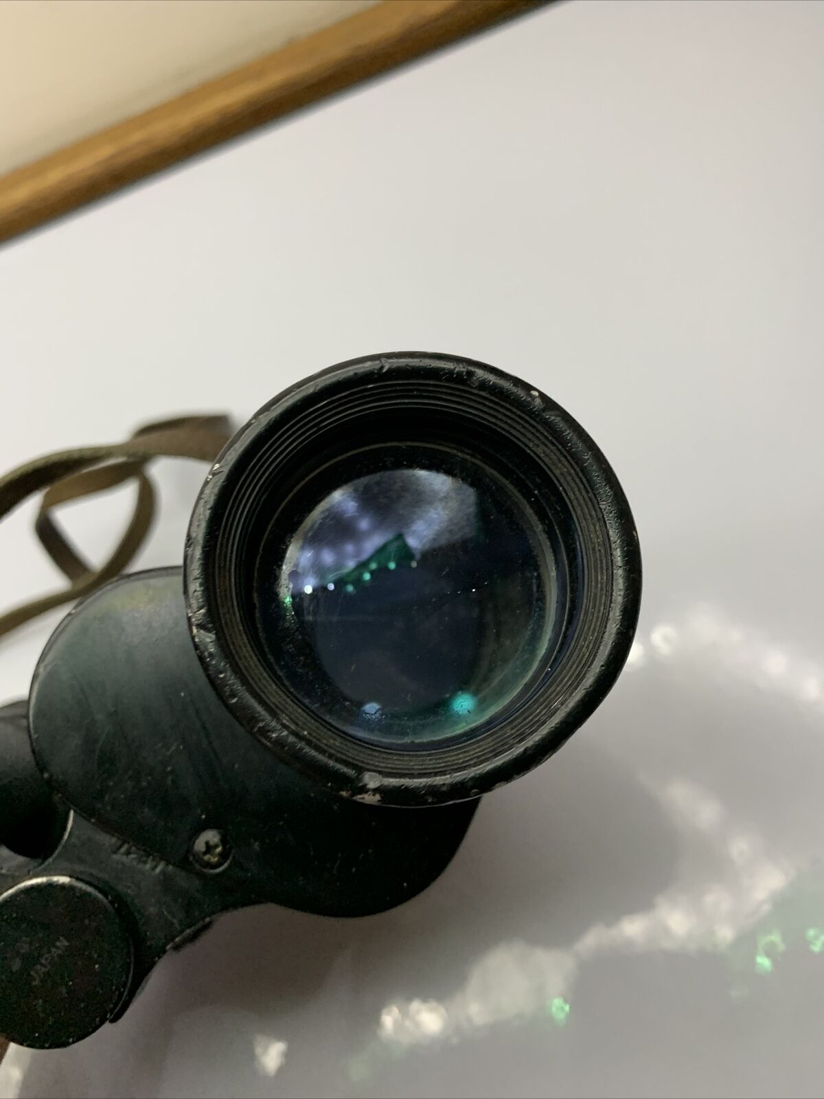 Zenith Zoom Binoculars 7X-12X40 Field 5.5 at 12x No.41-8374 *Cracked R Eyepiece