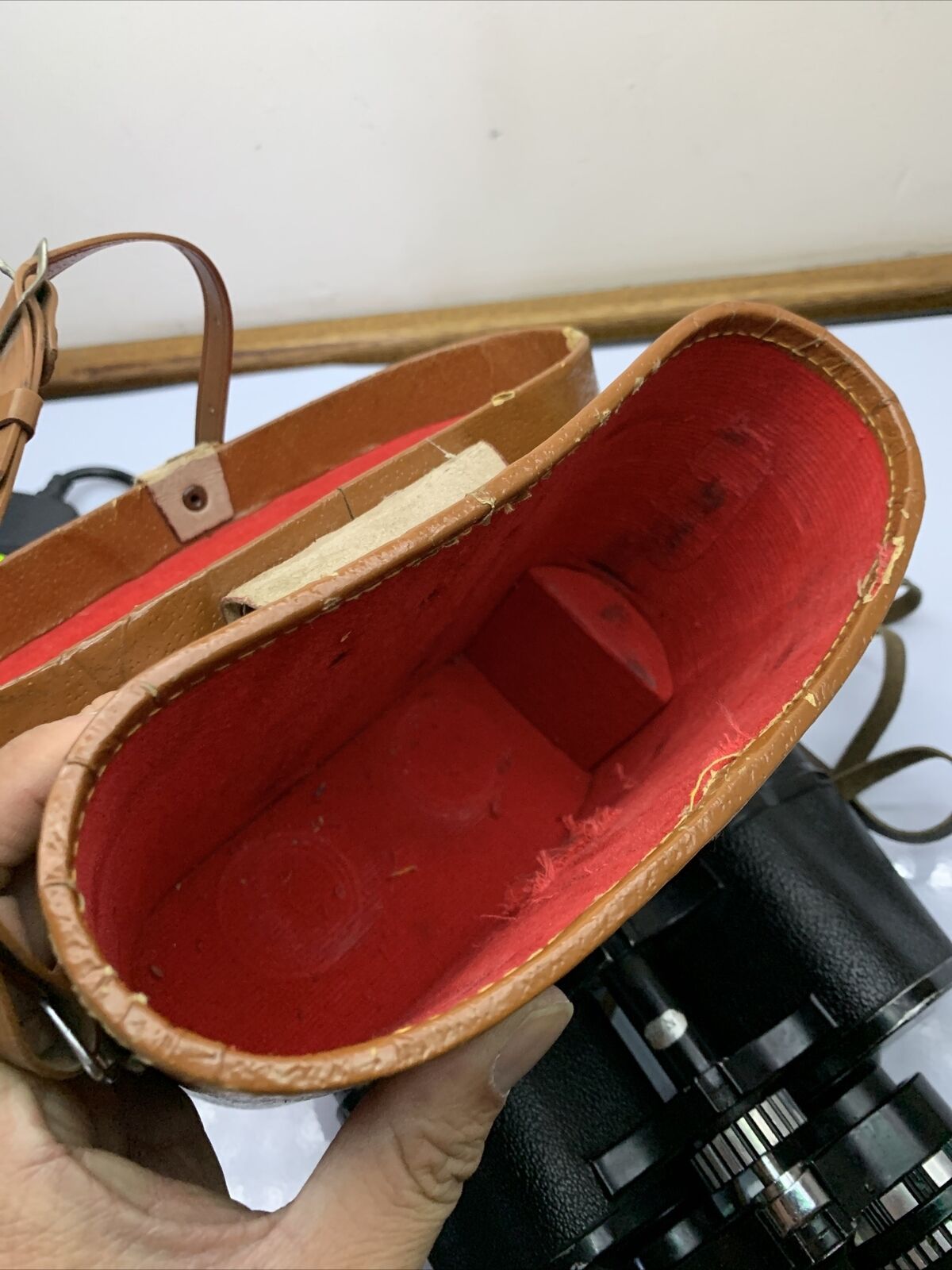 Zenith Zoom Binoculars 7X-12X40 Field 5.5 at 12x No.41-8374 *Cracked R Eyepiece