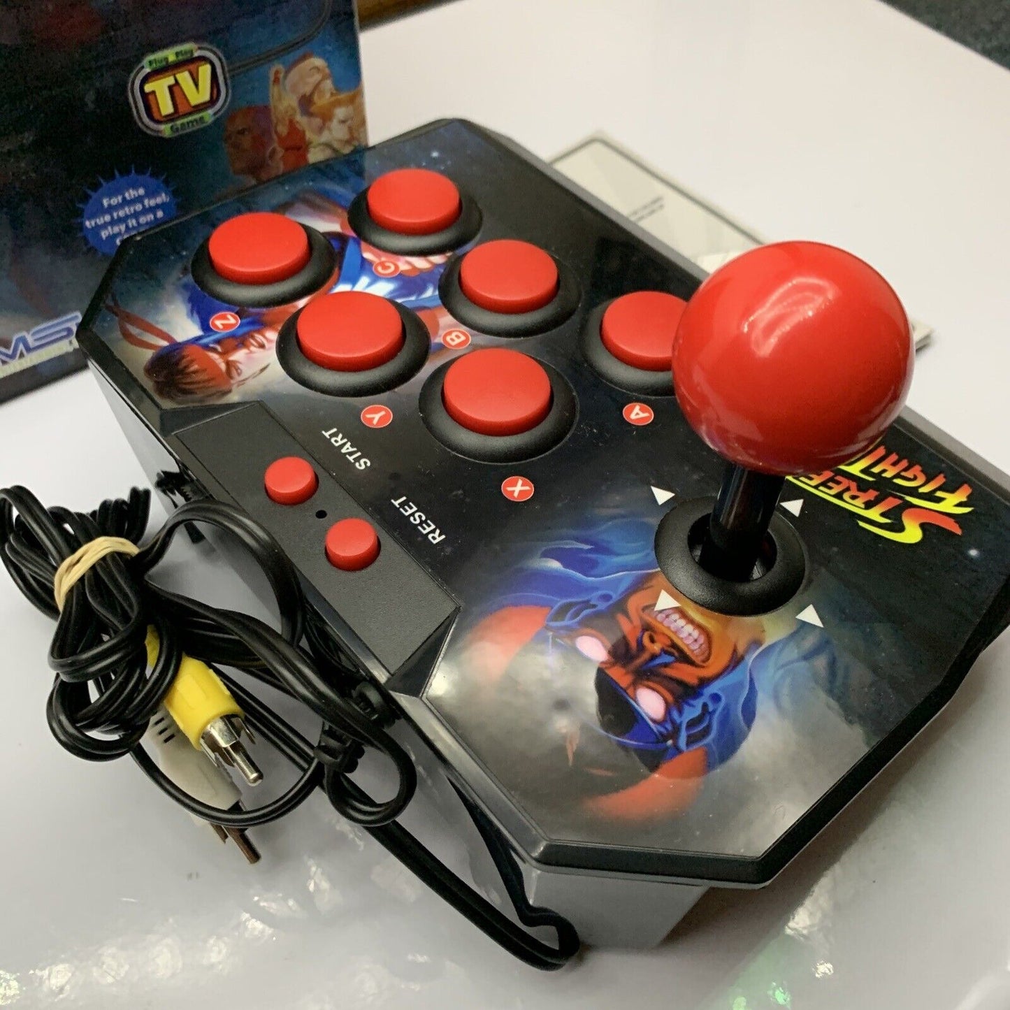 Street Fighter II 2 Licensed Joystick Console Built in Game Plug & Play Capcom