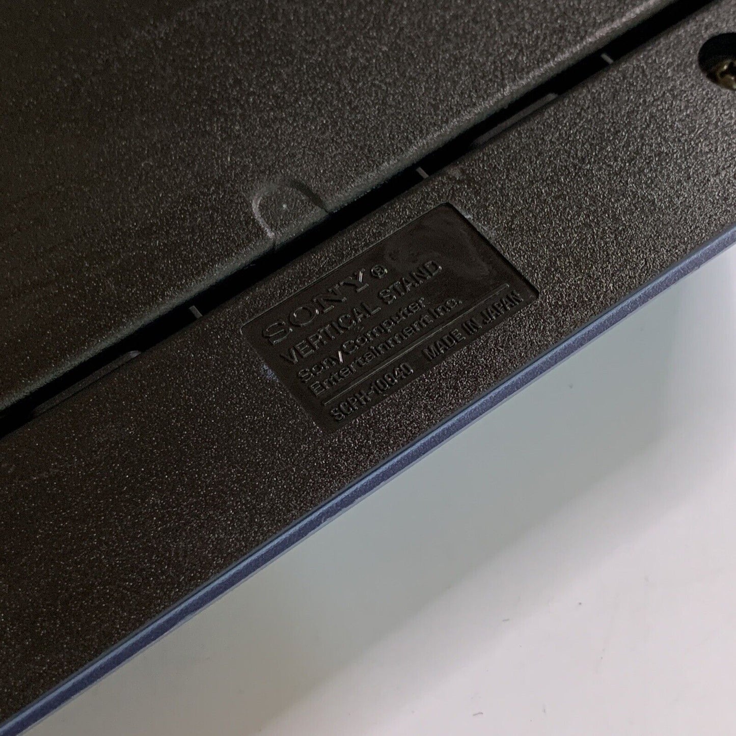 Official Sony PS2 Vertical Stand Blue Transparent Black SCPH-10040