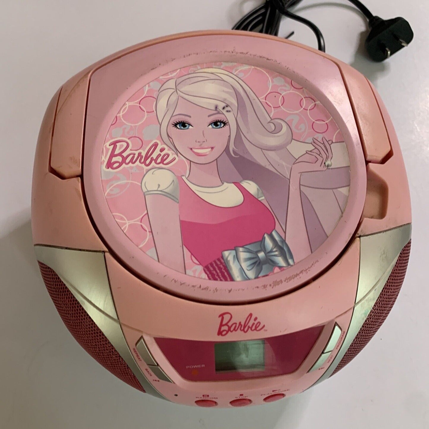Barbie Boombox AM/FM Radio CD Player BB6