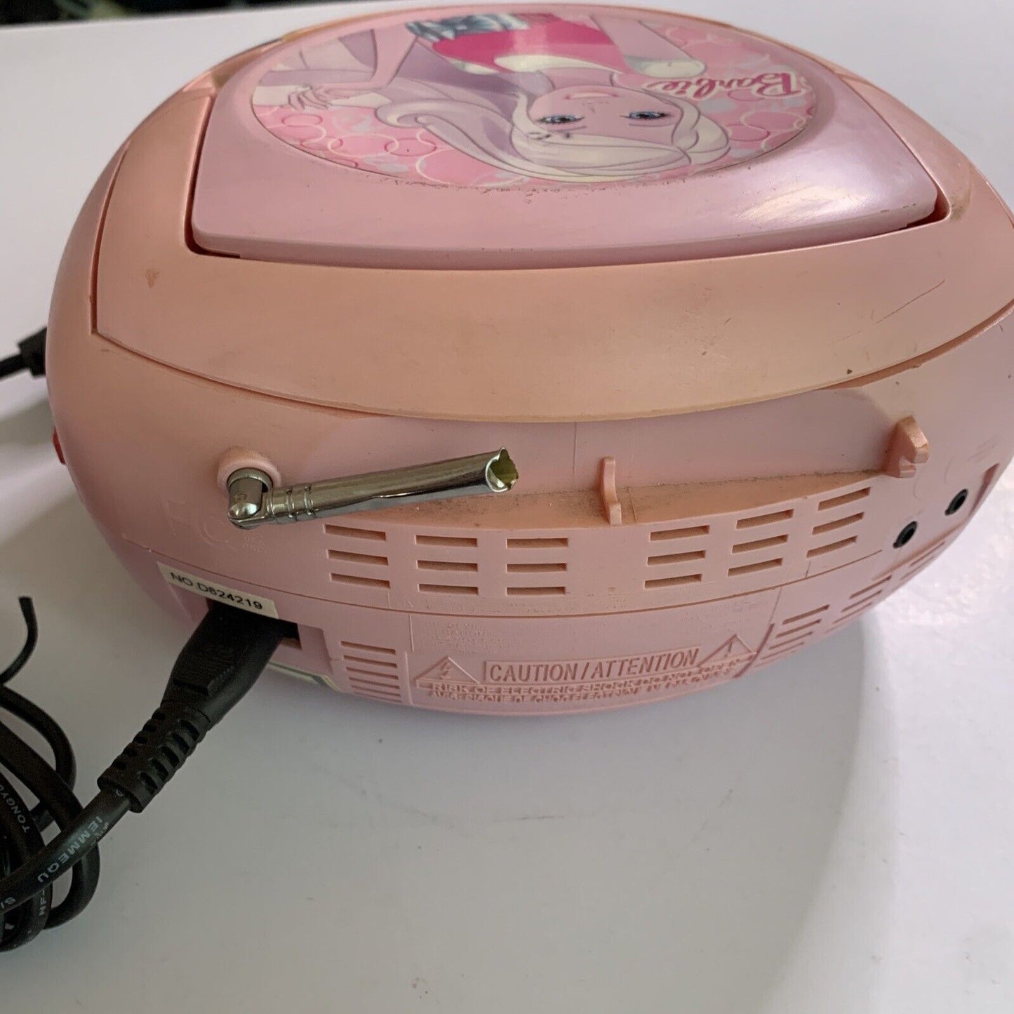 Barbie Boombox AM/FM Radio CD Player BB6