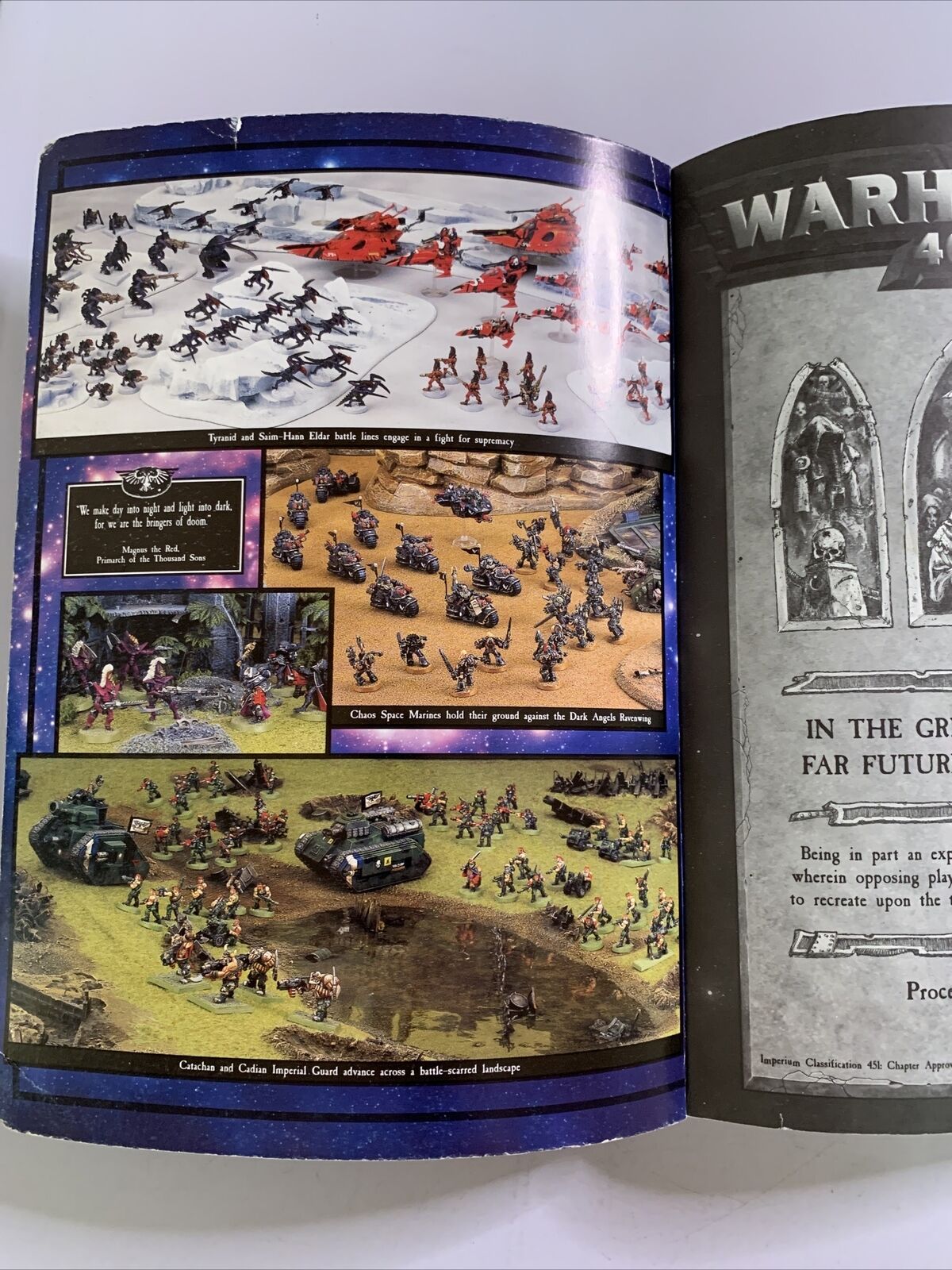 Warhammer 40,000 40k Rule Book 1998 3rd Edition by Games Workshop