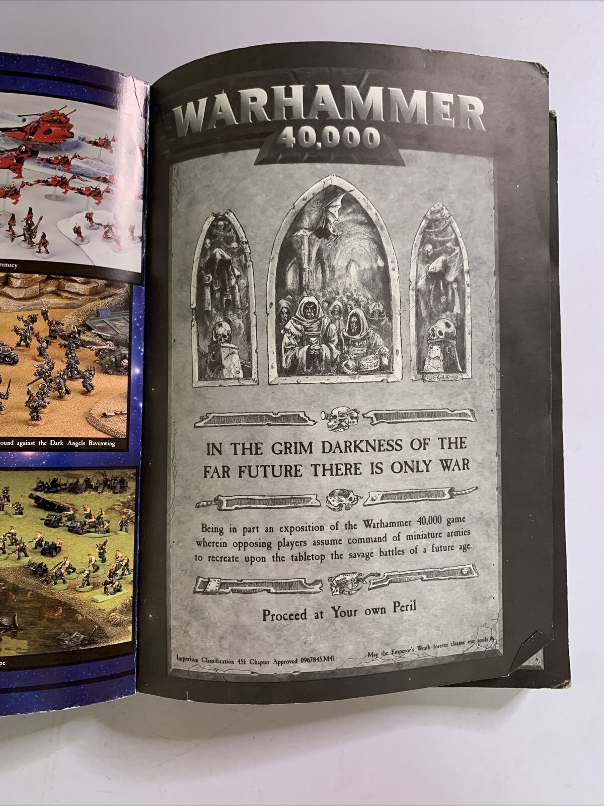 Warhammer 40,000 40k Rule Book 1998 3rd Edition by Games Workshop