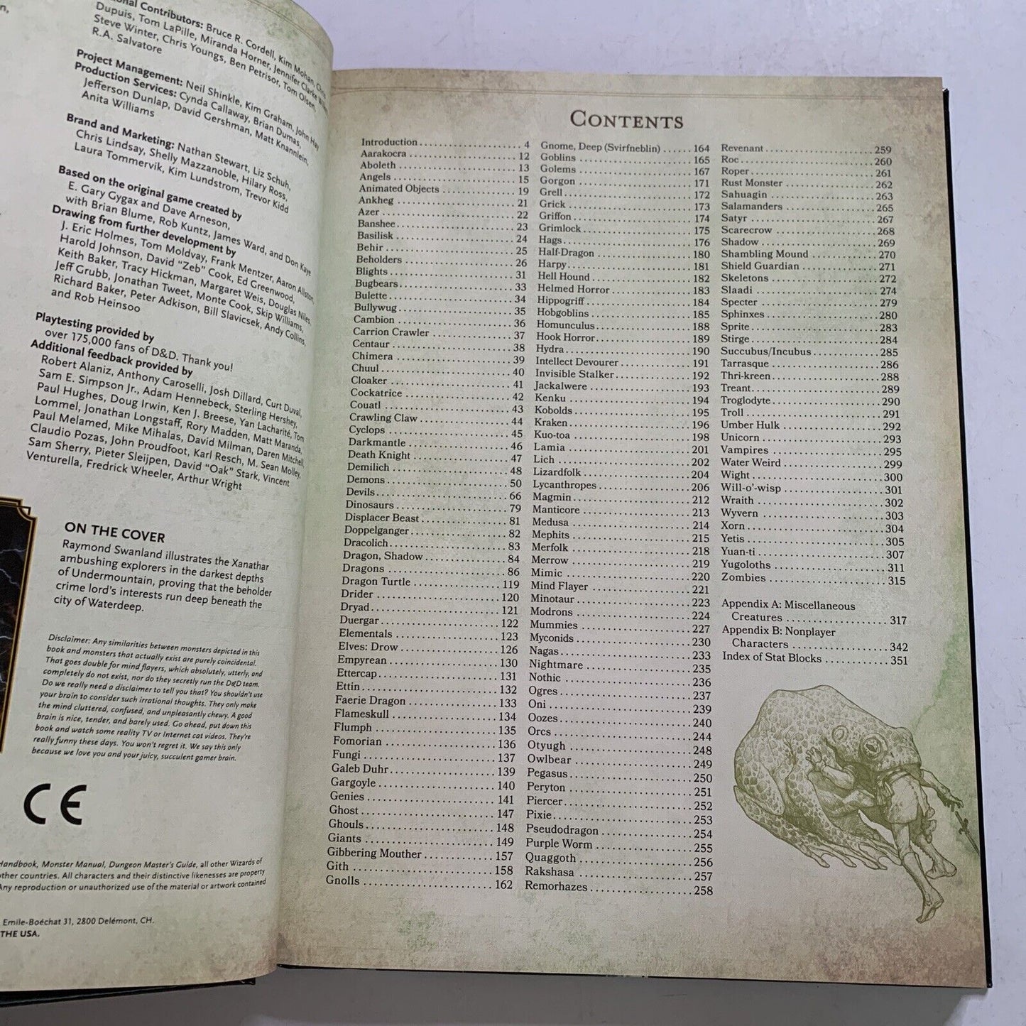 Dungeons & Dragons Monster Manual by Wizards of the Coast Core Rulebook