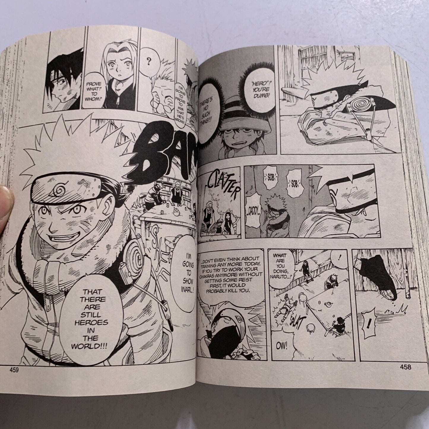 Naruto Volume 1, 2 & 3 Manga by Masashi Kishimoto Viz Media English