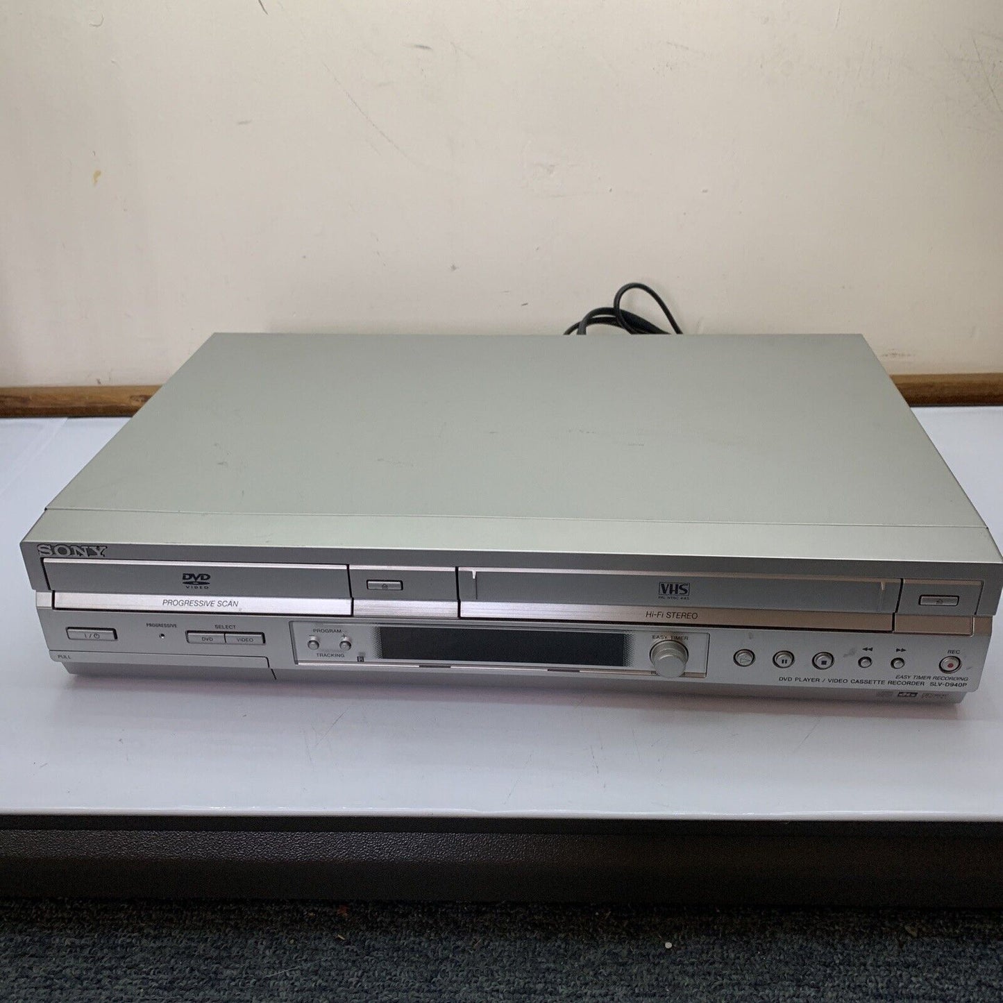 Sony DVD VHS Player Recorder SLV-D940P PAL NTSC *VHS Not working DVD Working