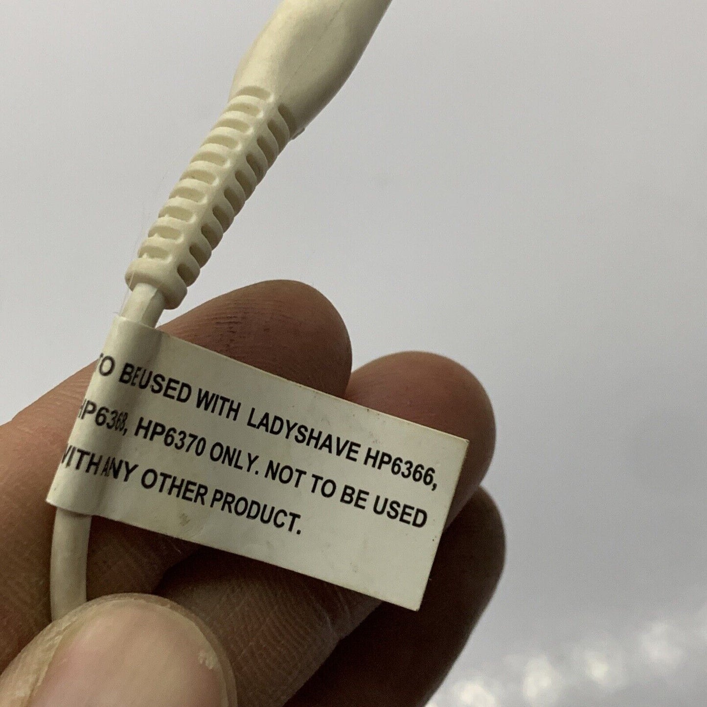 Genuine Philips A00390 Shaver Charger White for Philips LadyShave