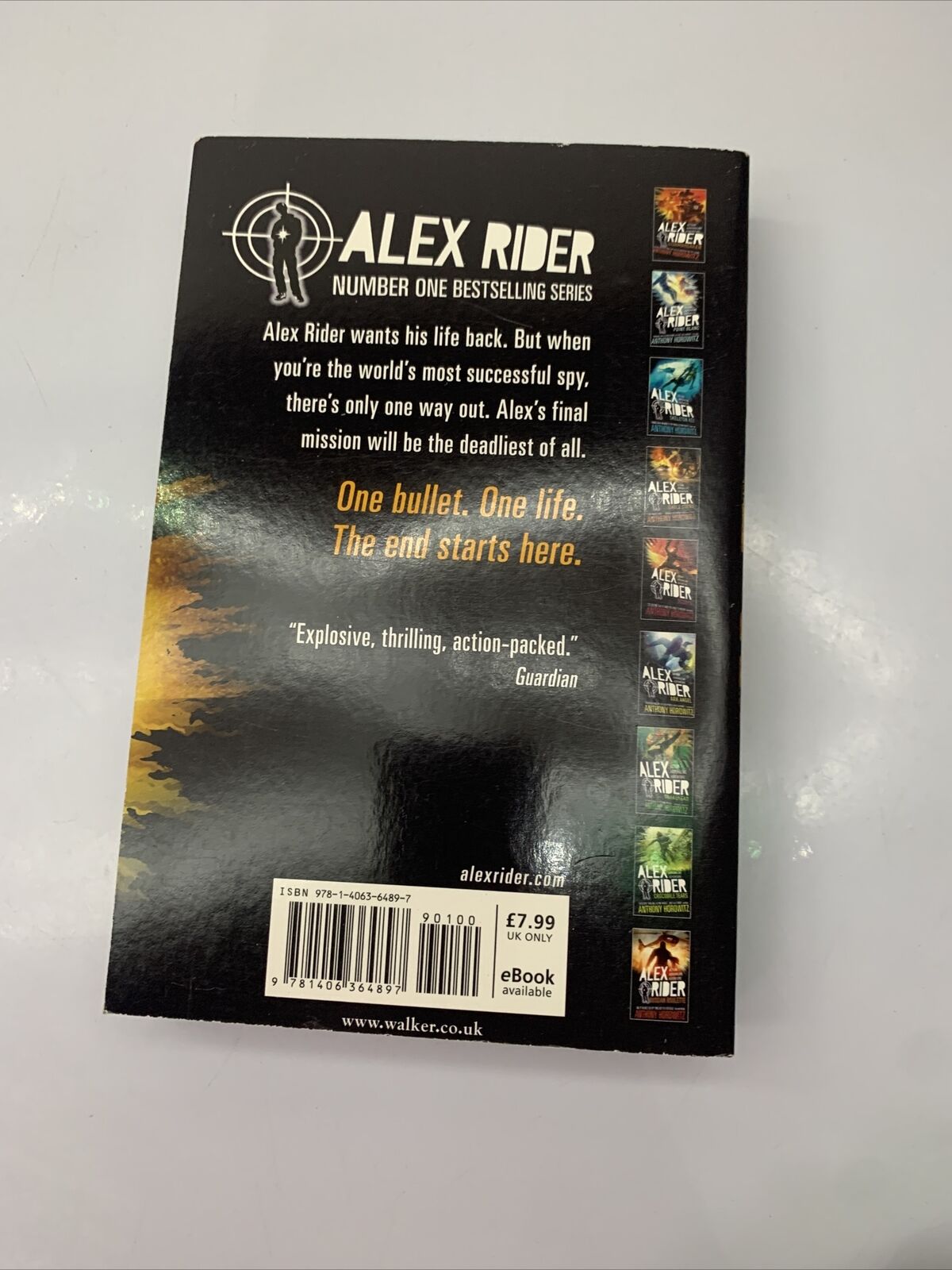 6x Alex Rider Novels by Anthony Horowitz