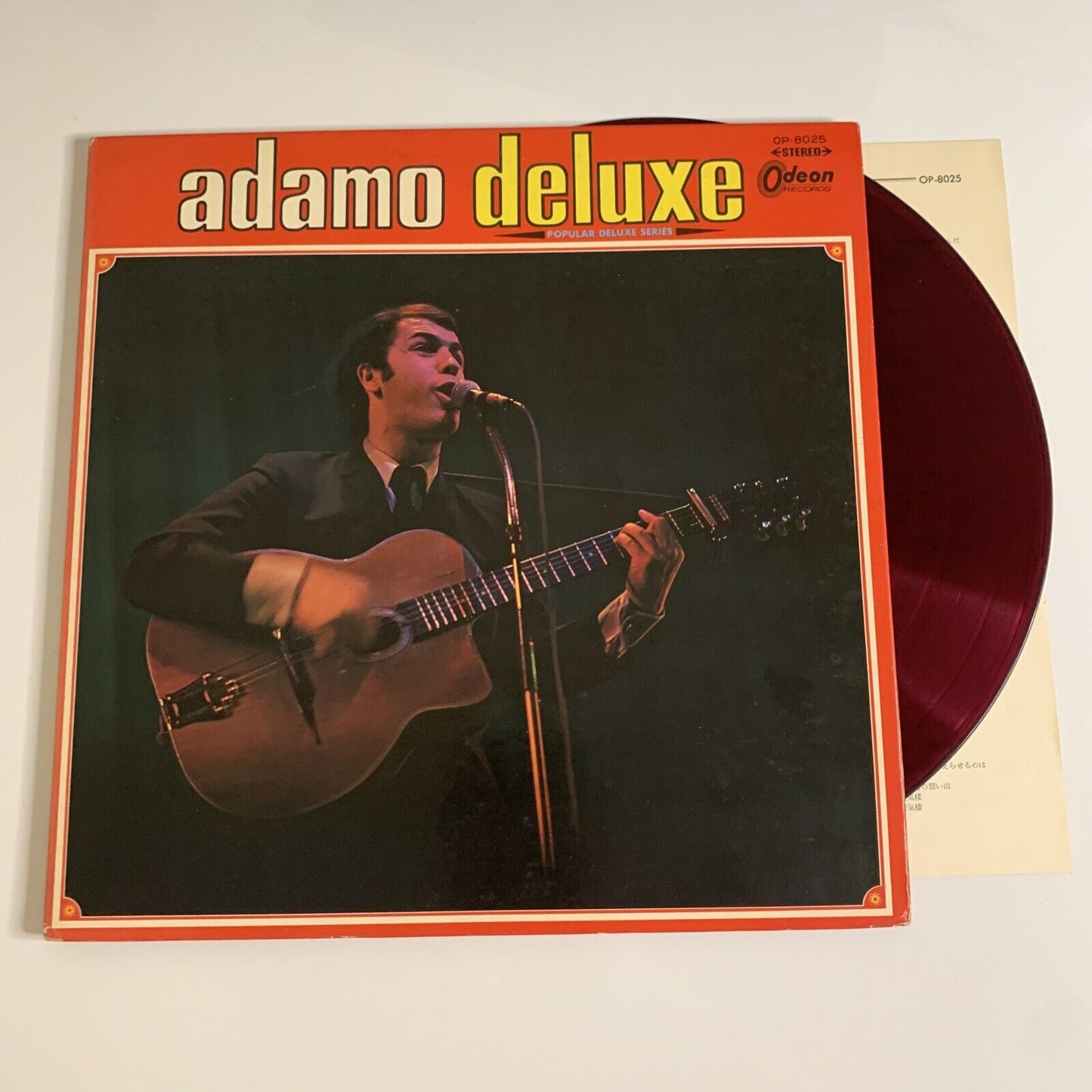 Adamo – Adamo Deluxe LP 1967 Red Vinyl Gatefold OP-8025