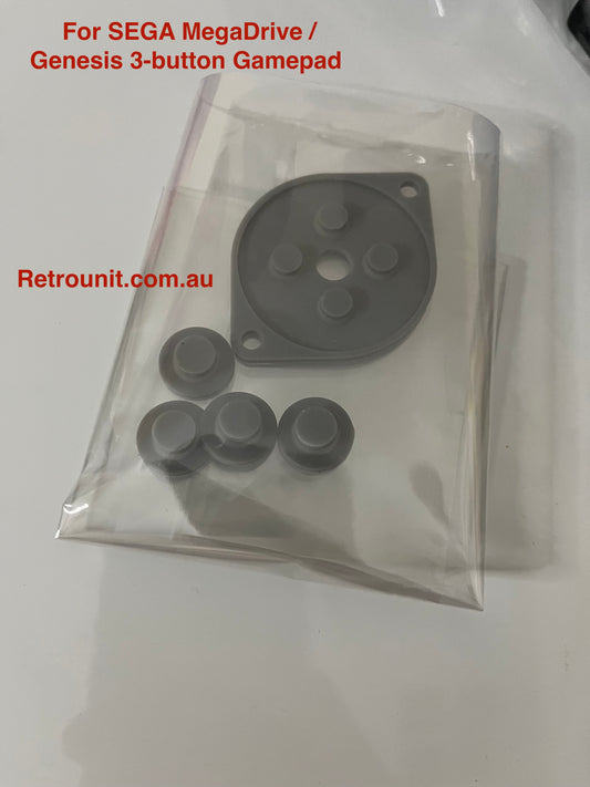 Sega Megadrive Genesis gamepad conductive pads