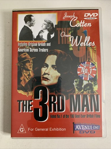 The Third Man (DVD, 1949) Orson Welles All Regions