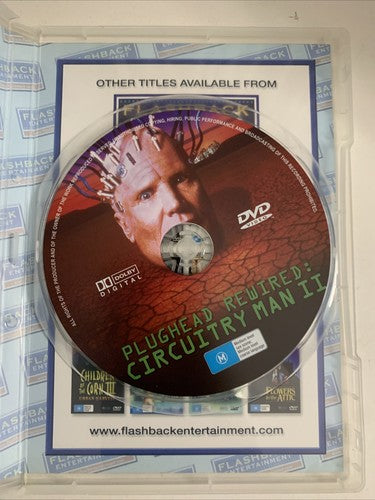 Circuitry Man II: Plughead Rewired (DVD, 1994) All Regions
