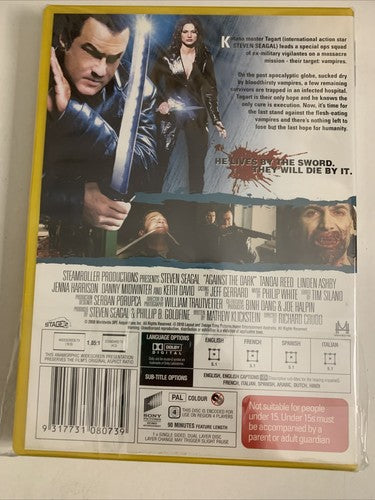 Against the Dark (DVD, 2008) Steven Seagal Region 4