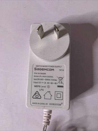 Sagemcom Power Supply LPL-H024120200IL 12V 2A For Wireless Router