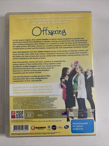 Offspring : Series 4 (DVD, 2013, 4-Disc) All Regions