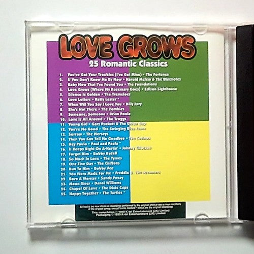 Various – Love Grows - 25 Romantic Classics (CD, 1999) UK ECD 3536
