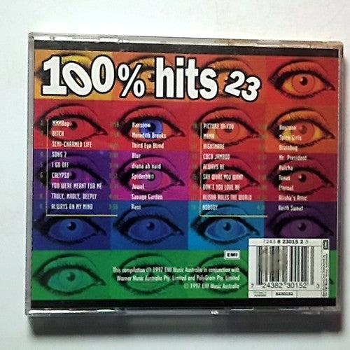 Various – 100% Hits 23 (CD, 1997) Australia 7243 8 23015 2 3