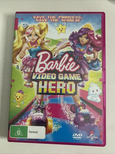 Barbie: Video Game Hero (DVD, 2017) Animated Movie Region 4