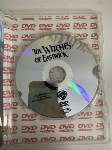 The Witches of Eastwick (DVD, 1987) Cher, Jack Nicholson, Michelle Pfeiffer