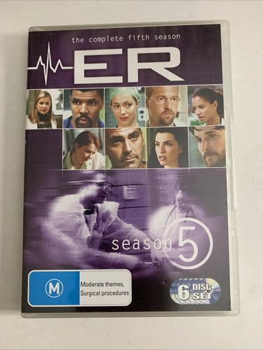 ER : The Complete Season 5 (DVD, 1998, 6-Disc) Region 4