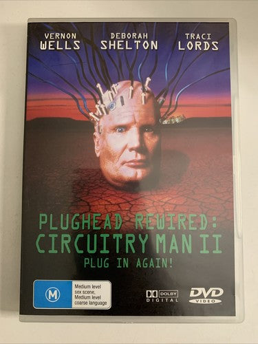 Circuitry Man II: Plughead Rewired (DVD, 1994) All Regions