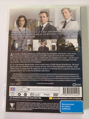 Line of Duty : Season 4 (DVD, 2015, 2-Disc) Region 4 NEW