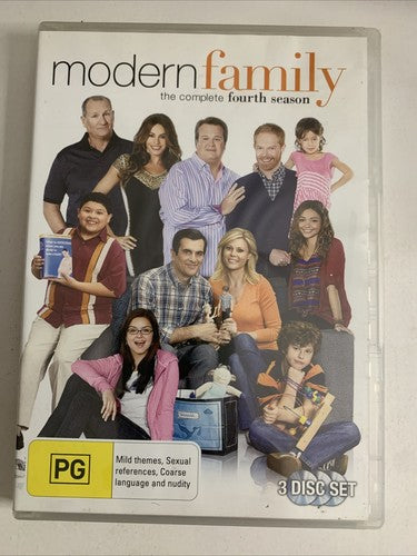 Modern Family : Season 4 (DVD, 2013, 3-Disc) Comedy Region 4