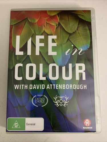 Life in Colour with David Attenborough (DVD, 2021) Region 4