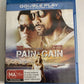 Pain & Gain (Blu-ray, 2013) Dwayne Johnson, Ed Harris, Mark Wahlberg Region B