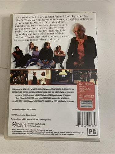 Don't Tell Mom the Baby-Sitter's Dead (DVD, 1991) Christina Applegate Region 4