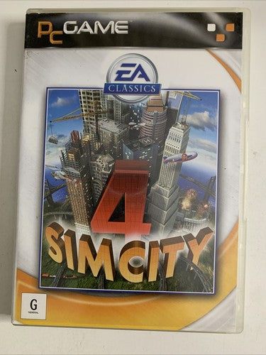 Sim City 4 PC Windows CD-ROM 2002 Game