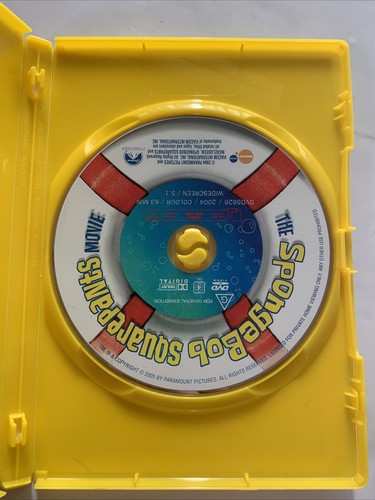 The SpongeBob SquarePants Movie (DVD, 2004) Region 4