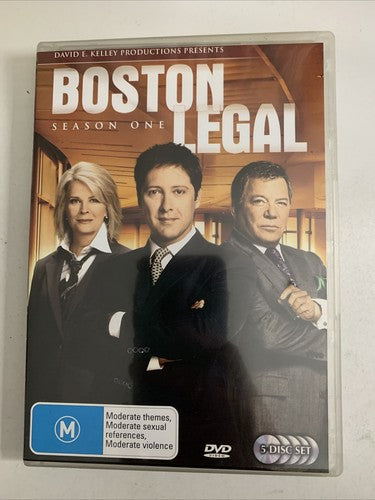 Boston Legal : Season 1 (DVD, 2004, 5-Disc) Region 4