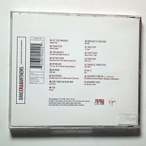 Dance R&B Anthems: A Definitive Collection Of R&B Volume One (CD, 2001)