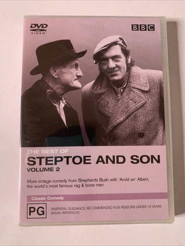 The Best of Steptoe and Son : Vol 2 (DVD, 2002) Comedy Region 4 NEW
