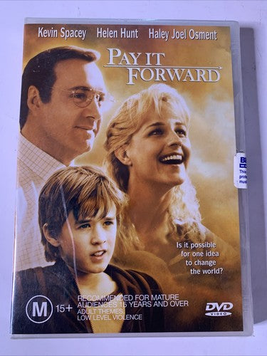 Pay It Forward (DVD, 2000) Kevin Spacey, Helen Hunt Region 4 NEW Sealed