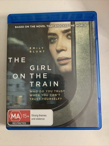 The Girl on the Train (Blu-ray, 2016) Emily Blunt Region B